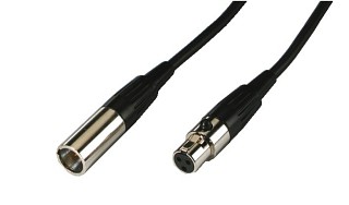 Cables de micrófono: XLR, Cable XLR mini MCM-500/SW