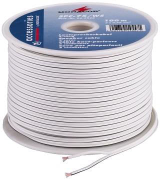 Cables enrollados: Cables de altavoz, Cables de Altavoz SPC-75/WS