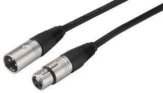 Cables de micrófono: XLR, Cables XLR MECN-100/SW