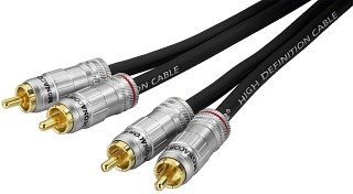 Cinch-Kabel, Professionelles Audio-Verbindungskabel, 50   ACP-300/50