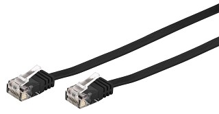 Câbles données: Câbles réseau, Câbles plats réseau CAT-6, U/UTP CAT-605F/SW