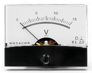 Bricolaje: Galvanómetros móvil, Galvanómetros con bobina móvil. PM-2/15V