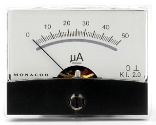 Outillage: VU-mètres, Galvanomètres à bobine mobile PM-2/50UA