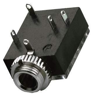 Plugs and inline jacks: 3.5mm, 3.5 mm panel jack PG-203JN