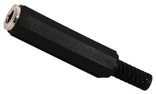 Plugs and inline jacks: 6.3mm, 6.3 mm inline jack T-208JB