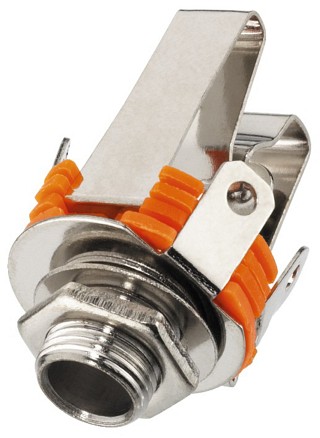 Plugs and inline jacks: 6.3mm, 6.3 mm Stereo and Mono Panel Jacks T-214J