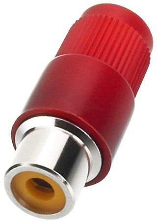 Plugs and inline jacks: RCA, RCA inline jack T-702G/RT