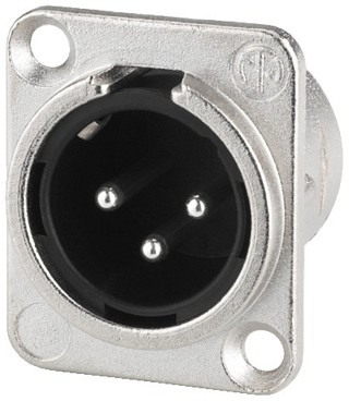 Plugs and inline jacks: XLR, NEUTRIK XLR panel connectors, 3 poles NC-3MDL1