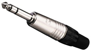 Plugs and inline jacks: 6.3mm, NEUTRIK 6.3 mm plugs NP-3C