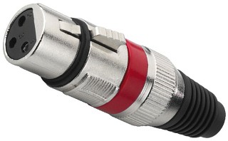 Plugs and inline jacks: XLR, XLR Inline Jacks, 3 poles XLR-207J/RT