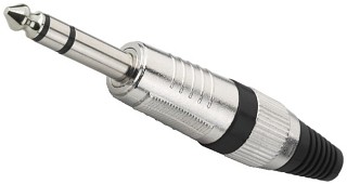 Plugs and inline jacks: 6.3mm, 6.3 mm Plugs, Stereo T-120/SW