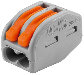 Mains voltage: Plugs and inline jacks, Connecting terminal from WAGO CC-132