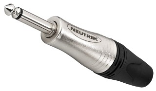 Plugs and inline jacks: 6.3mm, NEUTRIK 6.3 mm mono plug NP-2XL