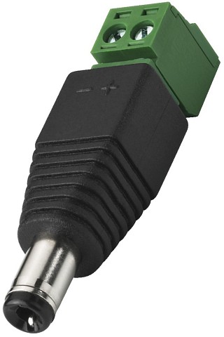 Mains voltage: Plugs and inline jacks, Low-voltage connector, 5.5/2.1 mm T-521PST