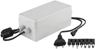 Tecnologia delle telecamere: Contenitori, supporti, alimentatori, Alimentatore 12 V per esterni PS-120WP