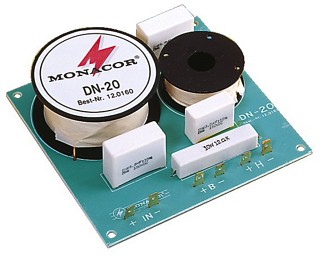 Frequenze audio , Filtro a 2 vie per 8   DN-20