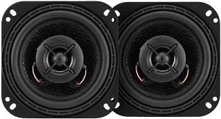 Wall and ceiling speakers: Low-impedance / 100 V, Pair of car chassis speakers, 80 WMAX, 4  , CRB-100CP