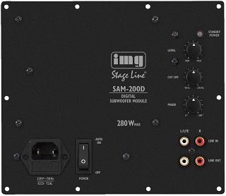Outillage: Amplificateur / Module étage final, Modules actifs subwoofer de l'ère digitale SAM-200D