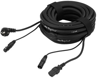 Multicore, Combined mains and XLR cable MSC-115AC/SW