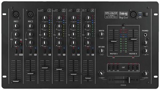 Mixers: DJ mixers, 6-channel stereo mixer MPX-206/SW