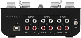 Mezcladores: Mezcladores DJ, Mezlcador DJ estéreo de 3 canales MPX-20USB