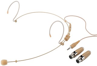 Wireless microphones, Ultra-light headband microphone, omnidirectional characteristic., HSE-150A/SK