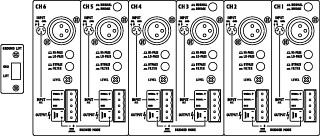 Amplificatori PA: multicanale, Amplificatore stereo multicanale PA STA-1506