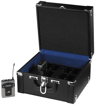 Conference and tour guide systems, Transport case with intelligent PWM quick-charge function TXA-12C