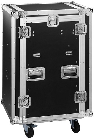 Transporte y almacenamiento:Cajas de 19 pulgadas, Rack profesional con ruedas para aparatos de 482 mm (19