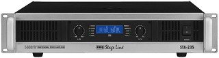 PA amplifiers: 2-channel, Stereo PA amplifier STA-235