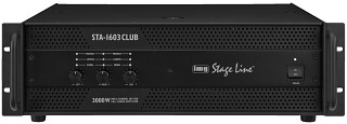 Amplificadores para megafonía: Multicanal, Amplificador para megafonía profesional de 3 canales STA-1603CLUB