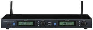 Microfoni senza fili: Trasmettitore e ricevitore, Unità ricevitore multifrequenza a 2 canali TXS-920