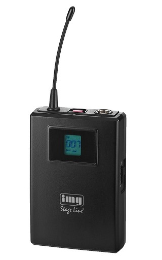 Wireless microphones: Transmitters and receivers, Multifrequency pocket transmitter TXS-900HSE