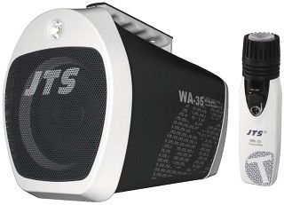 Accesorios de micrófono, Amplificador FM MP3 portátil con micrófono inalámbrico WA-35