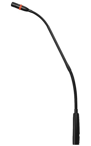 Micrófonos de sobremesa , Micrófono electret de cuello de cisne con LED GM-5212L