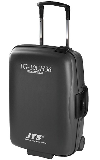 Conference and tour guide systems, Transport case with castors and integrated charging function TG-10CH36