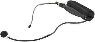 Microfoni senza fili: Trasmettitore e ricevitore, Microfono headset con trasmettitore PLL a 16 canali integrato UT-16HW/1