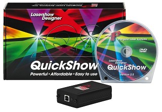 Accessoires, Logiciel de gestion de lasers Laserdesigner Pangolin QuickShow 2.5 FB3/QS, PANGOLIN-SET