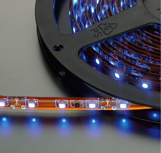 Accessori Illuminotecnica, Strisce flessibili a LED, 12V corrente continuar , versione protetta contro umidità LEDS-5MP/BL